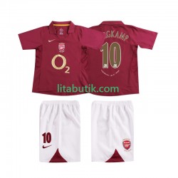 Arsenal BERGKAMP 10 2005 Retro Barn Hemma Fotbollströja 2006 Kortärmad Arsenal BERGKAMP 10 2005 Retro Barn Hemma Fotbollströja 2006 Kortärmad