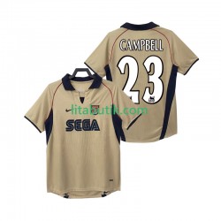 Arsenal CAMPBELL 23 2001 Retro Män Borta Fotbollströja 2002 Kortärmad Arsenal CAMPBELL 23 2001 Retro Män Borta Fotbollströja 2002 Kortärmad