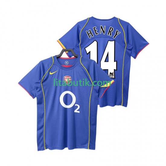 Arsenal Henry 14 2005 Retro Män Borta Fotbollströja 2004 Kortärmad