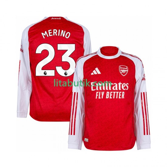 Arsenal Merino 23 Män Hemma Fotbollströja 2025-2026 Långärmad