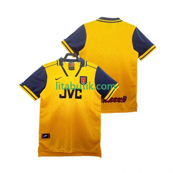 Arsenal 1996 1997 Retro Män Borta Fotbollströja Kortärmad