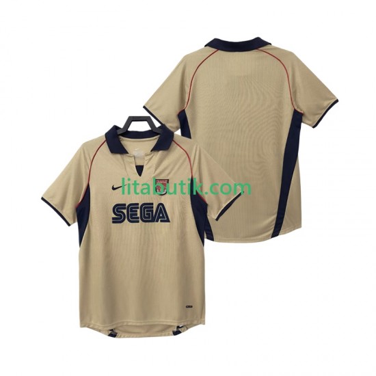 Arsenal 2001 Retro Män Borta Fotbollströja 2002 Kortärmad
