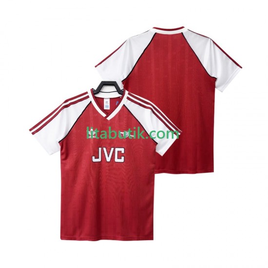 Arsenal 1988 1990 Retro Män Hemma Fotbollströja Kortärmad