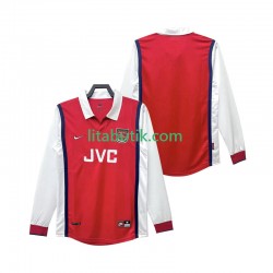 Arsenal Retro Män Hemma Fotbollströja 1998 1999 Långärmad