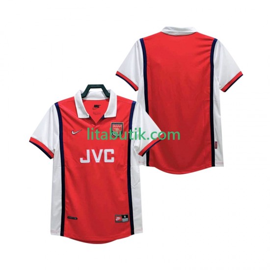 Arsenal Retro Män Hemma Fotbollströja 1998 1999 Kortärmad