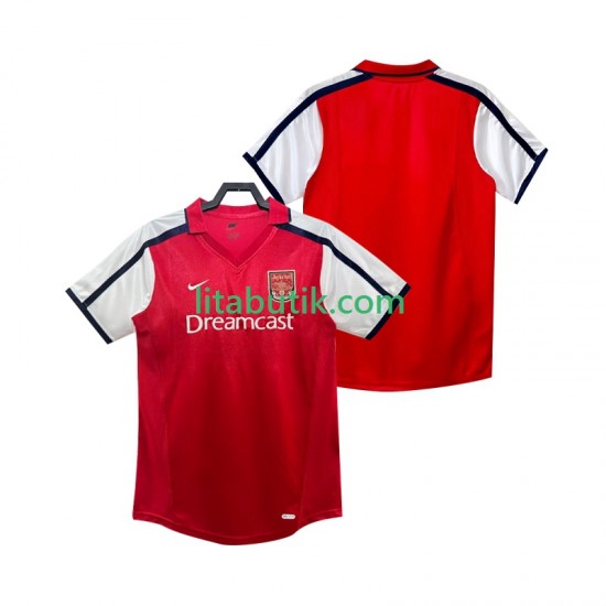 Arsenal 2001 Retro Män Hemma Fotbollströja 2002 Kortärmad