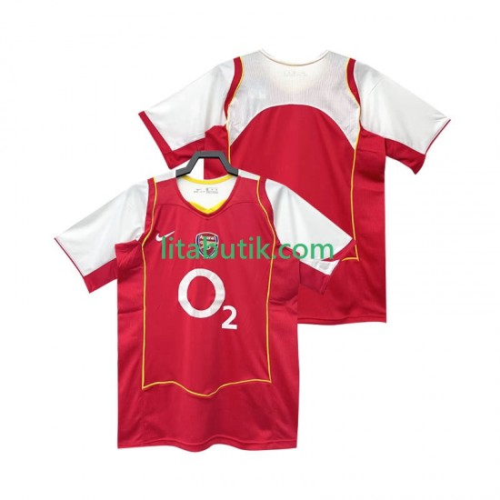 Arsenal 2005 Retro Män Hemma Fotbollströja 2004 Kortärmad
