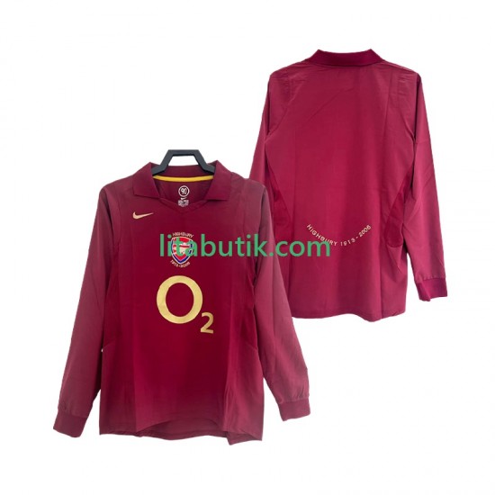 Arsenal 2005 Retro Män Hemma Fotbollströja 2006 Långärmad