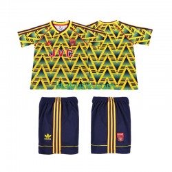 Arsenal 1991 1993 Retro Barn Borta Fotbollströja Kortärmad