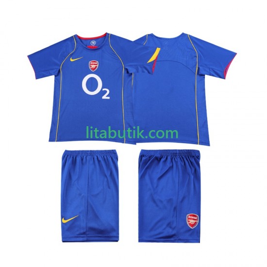 Arsenal 2005 Retro Barn Borta Fotbollströja 2004 Kortärmad