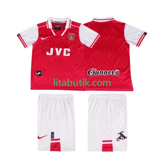 Arsenal 1996 1997 Retro Barn Hemma Fotbollströja Kortärmad
