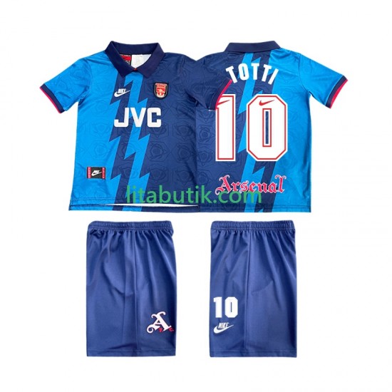 Arsenal TOTTI 10 1995 1996 Retro Barn Borta Fotbollströja Kortärmad