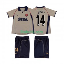 Arsenal Thierry Henry 14 2001 Retro Barn Borta Fotbollströja 2002 Kortärmad