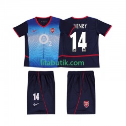 Arsenal Thierry Henry 14 Retro Barn Borta Fotbollströja 2002 2004 Kortärmad