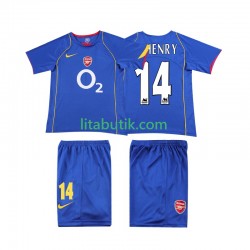 Arsenal Thierry Henry 14 2005 Retro Barn Borta Fotbollströja 2004 Kortärmad