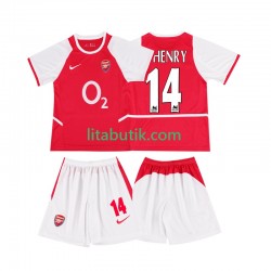 Arsenal Thierry Henry 14 2003 Retro Barn Hemma Fotbollströja 2002 Kortärmad