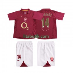 Arsenal Thierry Henry 14 2005 Retro Barn Hemma Fotbollströja 2006 Kortärmad