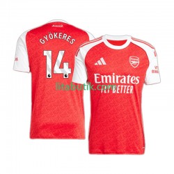 Arsenal Viktor Gyokeres 14 Män Hemma Fotbollströja 2025-2026 Kortärmad