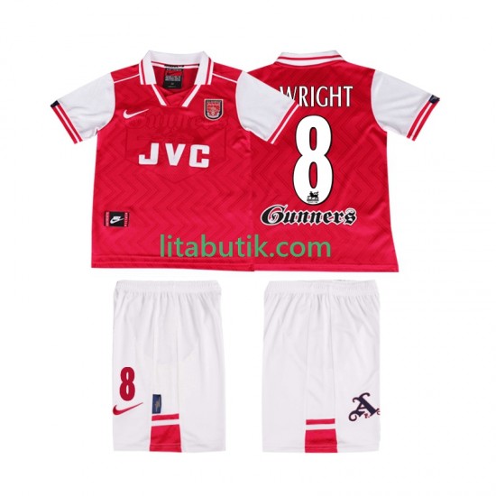 Arsenal WRIGHT 8 1996 1997 Retro Barn Hemma Fotbollströja Kortärmad