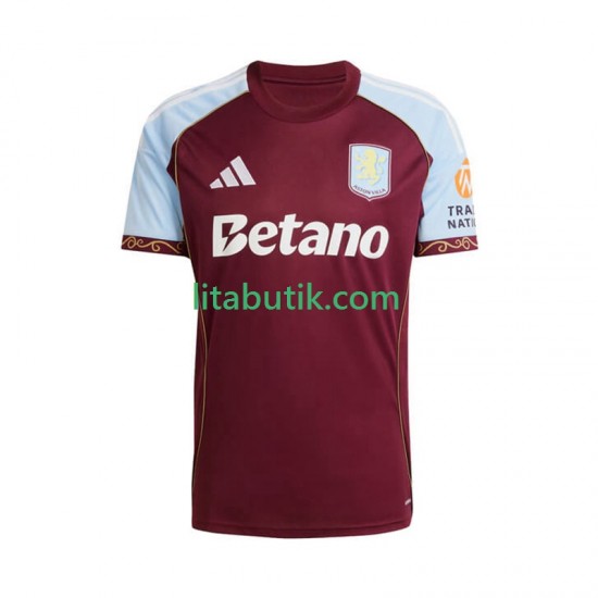 Aston Villa Män Hemma Fotbollströja 2025-2026 Kortärmad