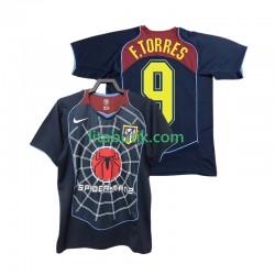 Atlético Madrid F TORRES 9 2005 Retro Män Borta Fotbollströja 2004 Kortärmad