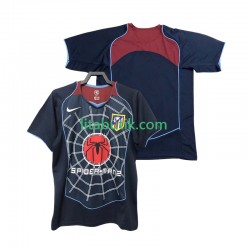 Atlético Madrid 2005 Retro Män Borta Fotbollströja 2004 Kortärmad