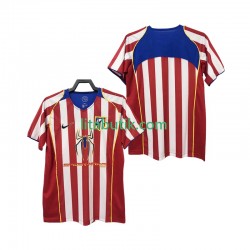 Atlético Madrid 2005 Retro Män Hemma Fotbollströja 2004 Kortärmad
