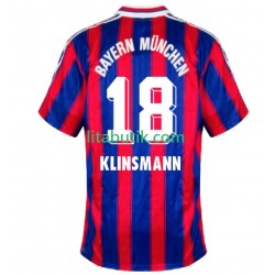 FC Bayern München Klinsmann 18 1995 1997 Retro Män Hemma Fotbollströja Kortärmad FC Bayern München Klinsmann 18 1995 1997 Retro Män Hemma Fotbollströja Kortärmad