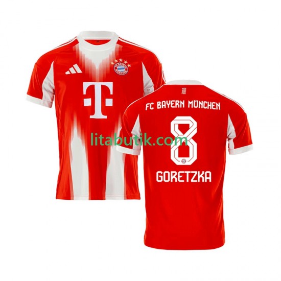 FC Bayern München Leon Goretzka 8 Män Hemma Fotbollströja 2025-2026 Kortärmad