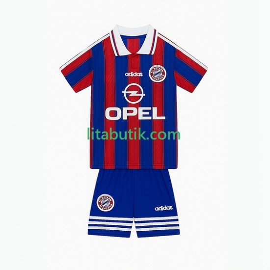 FC Bayern München 1995 1997 Retro Barn Hemma Fotbollströja Kortärmad