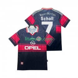 FC Bayern München Scholl 7 1997 Retro Män Hemma Fotbollströja 1999 Kortärmad FC Bayern München Scholl 7 1997 Retro Män Hemma Fotbollströja 1999 Kortärmad