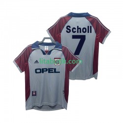 FC Bayern München Scholl 7 Retro Män Tredje Fotbollströja 1998 1999 Kortärmad FC Bayern München Scholl 7 Retro Män Tredje Fotbollströja 1998 1999 Kortärmad