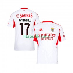 Benfica Kerem Akturkoglu 17 Män Borta Fotbollströja 2025-2026 Kortärmad