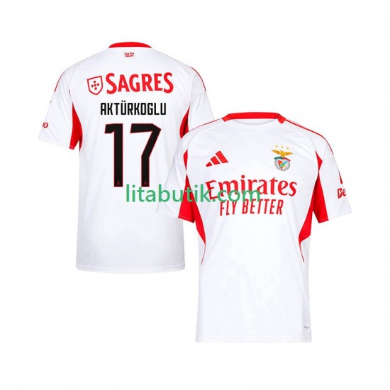 Benfica Kerem Akturkoglu 17 Män Borta Fotbollströja 2025-2026 Kortärmad
