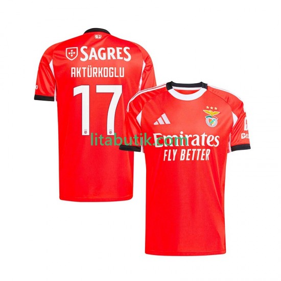 Benfica Kerem Akturkoglu 17 Män Hemma Fotbollströja 2025-2026 Kortärmad