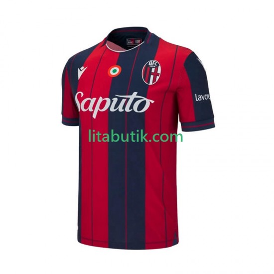 Bologna Män Hemma Fotbollströja 2025-2026 Kortärmad