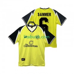 Borussia Dortmund SAMMER 6 1995 1996 Retro Män Hemma Fotbollströja Kortärmad Borussia Dortmund SAMMER 6 1995 1996 Retro Män Hemma Fotbollströja Kortärmad