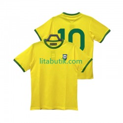 Brasilien 10 1970 Retro Män Hemma Fotbollströja Kortärmad Brasilien 10 1970 Retro Män Hemma Fotbollströja Kortärmad