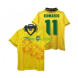 Brasilien ROMARIO 11 1994 Retro Män Hemma Fotbollströja Kortärmad Brasilien ROMARIO 11 1994 Retro Män Hemma Fotbollströja Kortärmad