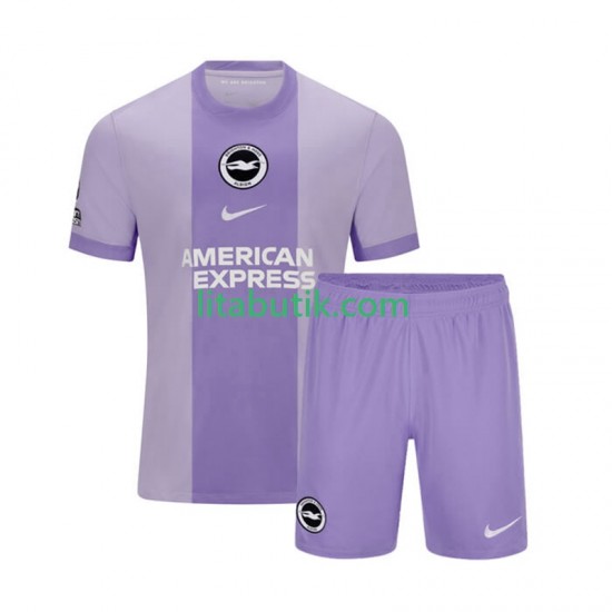 Brighton Hove Albion Barn Borta Fotbollströja 2025-2026 Kortärmad