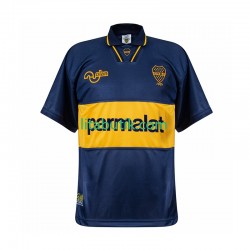 CA Boca Juniors 1994 Retro Män Hemma Fotbollströja Kortärmad CA Boca Juniors 1994 Retro Män Hemma Fotbollströja Kortärmad