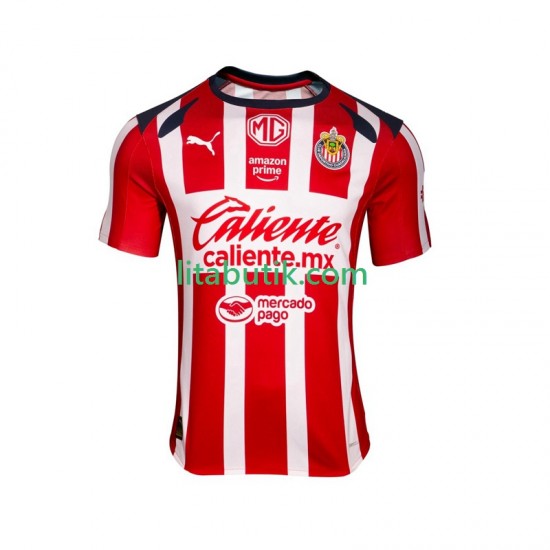CD Guadalajara Män Hemma Fotbollströja 2025-2026 Kortärmad