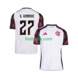 CR Flamengo Bruno Henrique 27 Män Borta Fotbollströja 2025-2026 Kortärmad CR Flamengo Bruno Henrique 27 Män Borta Fotbollströja 2025-2026 Kortärmad