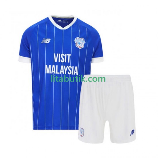 Cardiff City Män Hemma Fotbollströja 2025-2026 Kortärmad