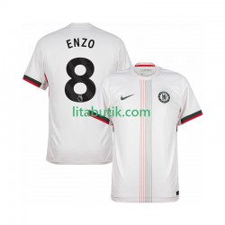 Chelsea Enzo Fernandez 8 Män Borta Fotbollströja 2025-2026 Kortärmad