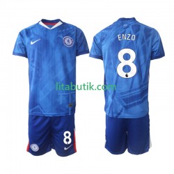 Chelsea Enzo Fernandez 8 Barn Hemma Fotbollströja 2025-2026 Kortärmad