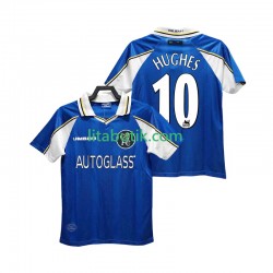 Chelsea HUGHES 10 1997 Retro Män Hemma Fotbollströja 1999 Kortärmad