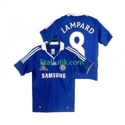 Chelsea LAMPARD 8 2007 Retro Män Hemma Fotbollströja 2008 Kortärmad