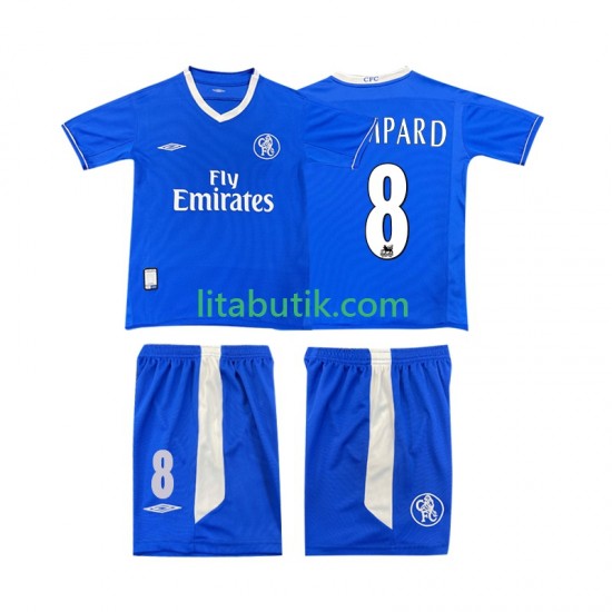 Chelsea LAMPARD 8 2003 2005 Retro Barn Hemma Fotbollströja Kortärmad