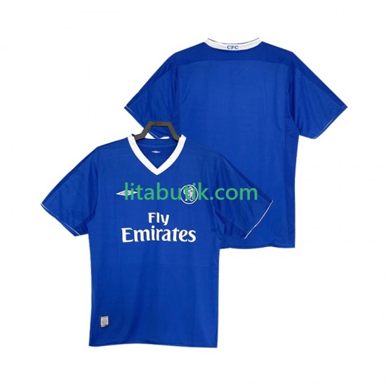 Chelsea 2003 2005 Retro Män Hemma Fotbollströja Kortärmad